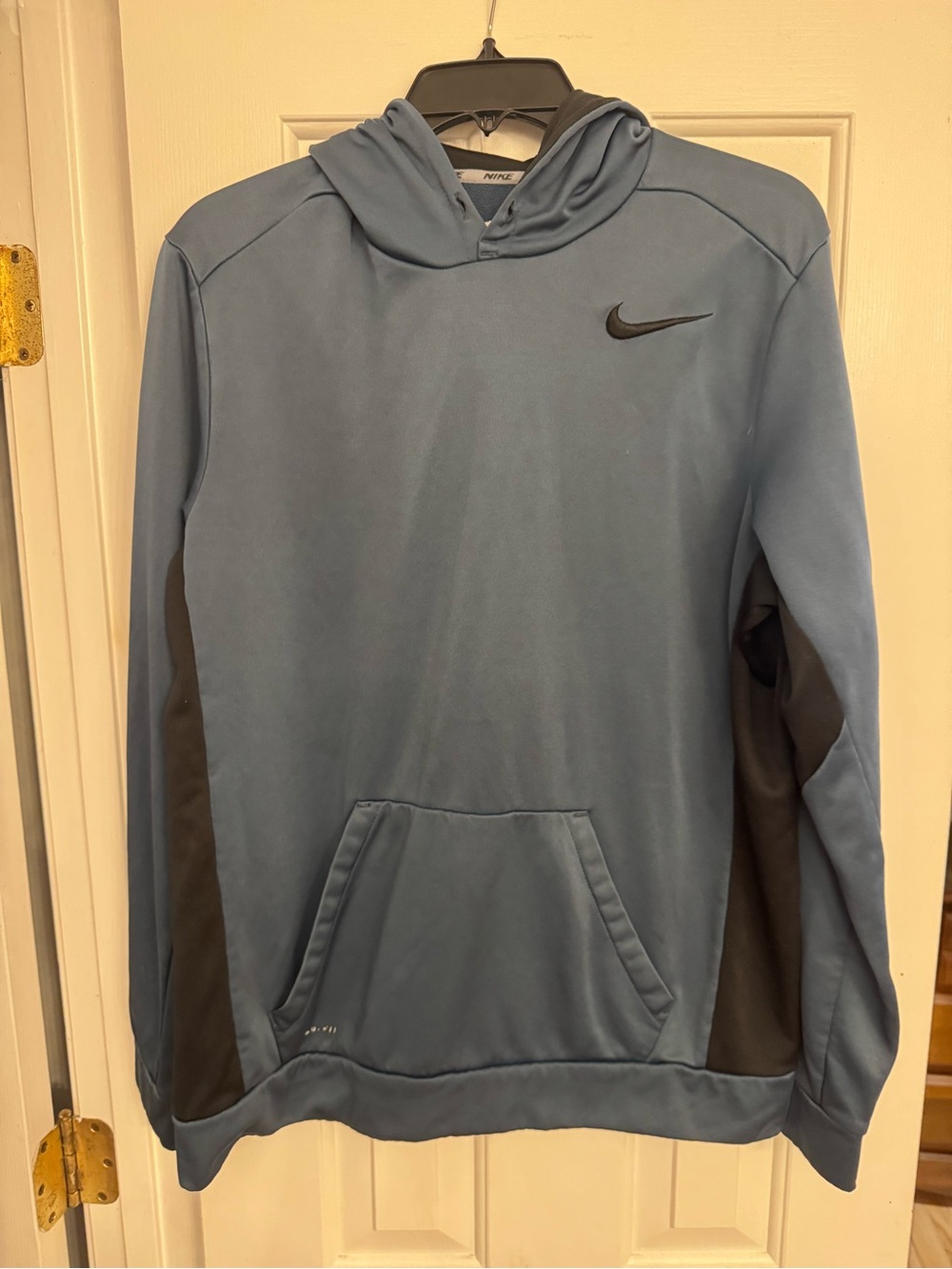 Nike Blue Hoodie with Black Accents